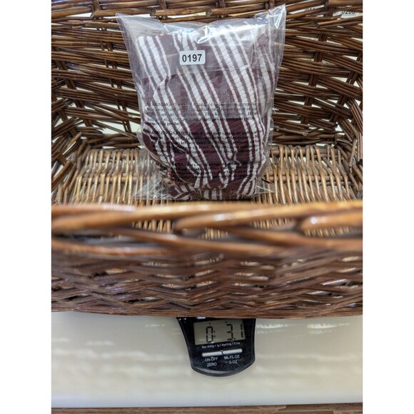 Vtg Adara Women’s Maroon Red & White Striped Sleeveless Twist-Front Top, Size L - Picture 8 of 8